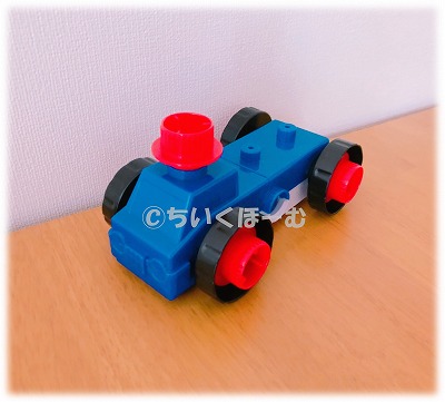 のりものブロックのパトカー