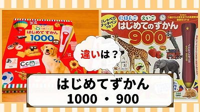 はじめてずかん1000と900の違い7選！どちらを選ぶといいか解説